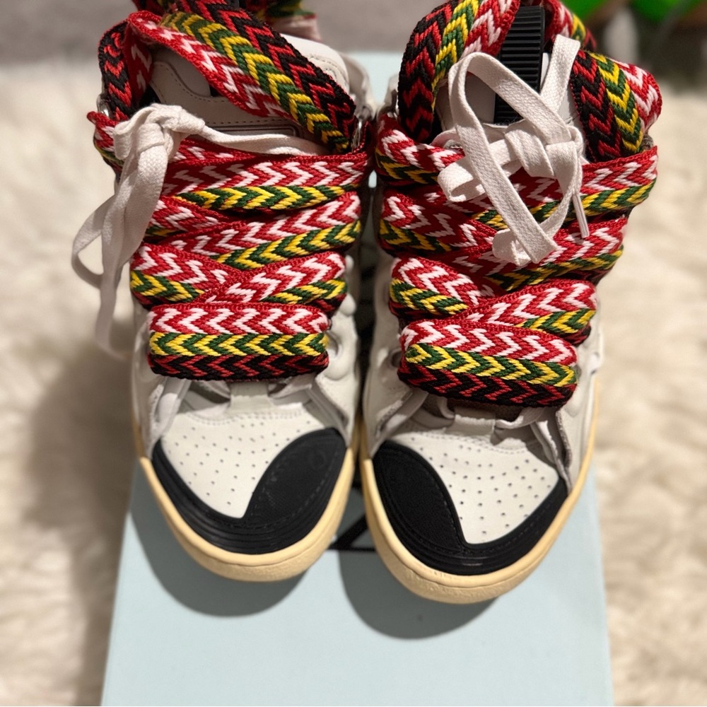 Lanvin Multicolor High-Top Sneakers